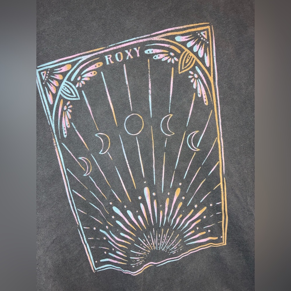 Roxy Graphic Tee with Moon Phases